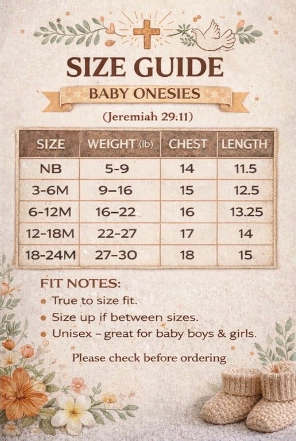 Jesus Loves Me Baby Onesie – Christian Infant Bodysuit