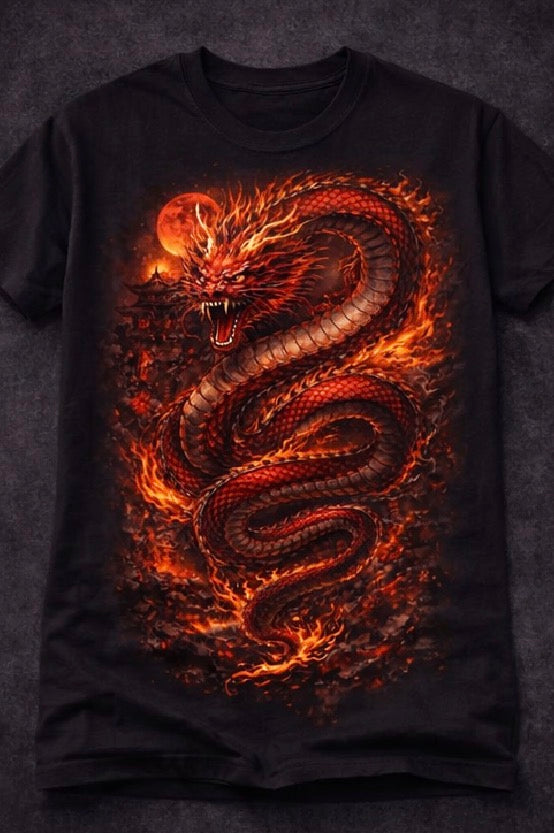 🔥 PREMIUM DRAGON GRAPHIC T-SHIRT – LIMITED STYLE DROP 🔥
