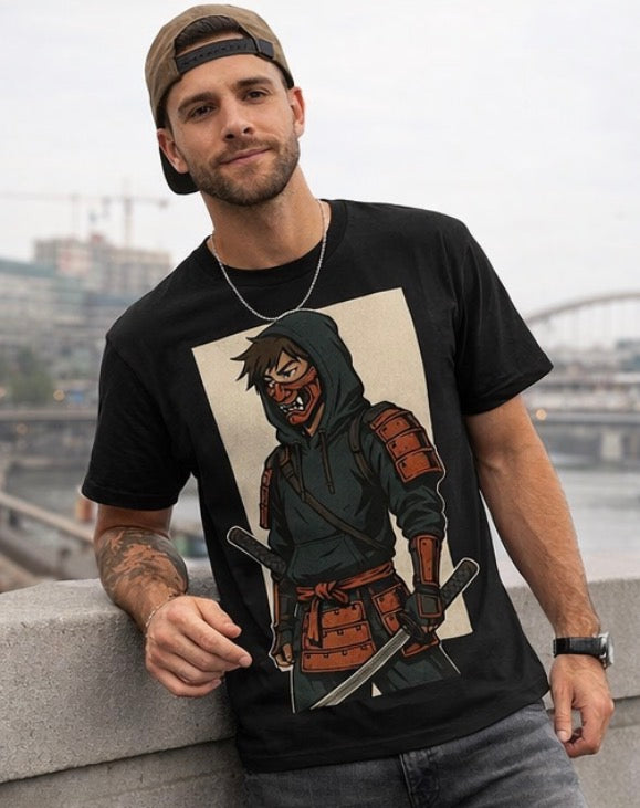 ANIME SAMURAI T-SHIRT