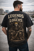 Legends Are Loners – Oversized Streetwear Graphic Tee