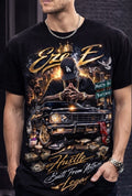 EZE Hustle Built From Nothing Legacy T-Shirt – Urban Streetwear Tee, Luxury Grind Graphic Shirt
