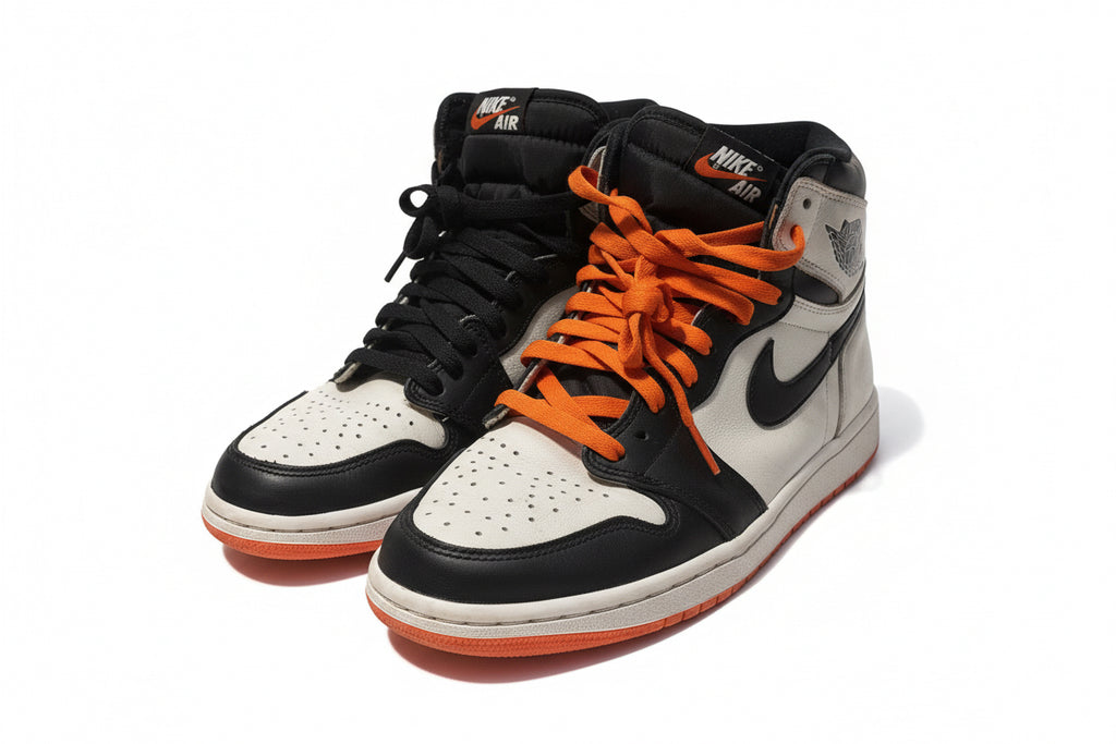Nike Air Jordan 1 Mid (Black / White / Orange)