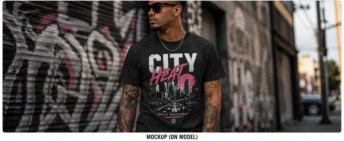 CITY HEAT – Urban Streetwear Graphic Tee