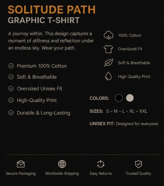 Solitude Path Graphic T-Shirt