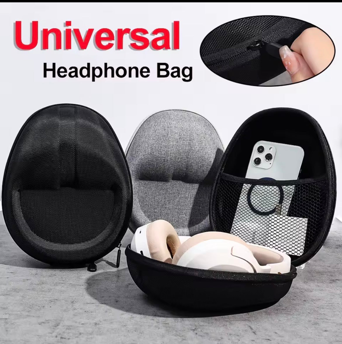 Universal Headset Carrying Case (22CM) – Customizable Available