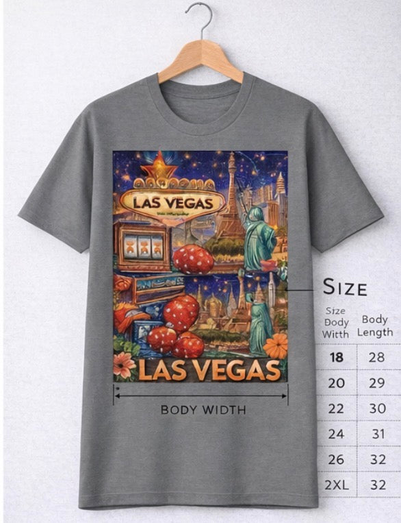 Las Vegas Tshirt- Souvenir/ “What Happens In Vegas Stays In Vegas”