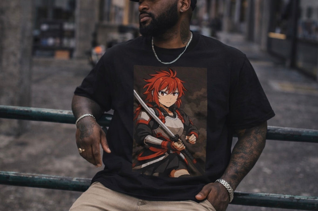 Anime Warrior Girl w/Katana