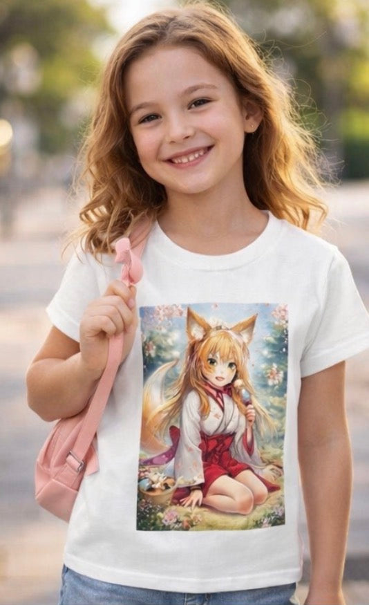 Fox Girl Anime T-Shirt